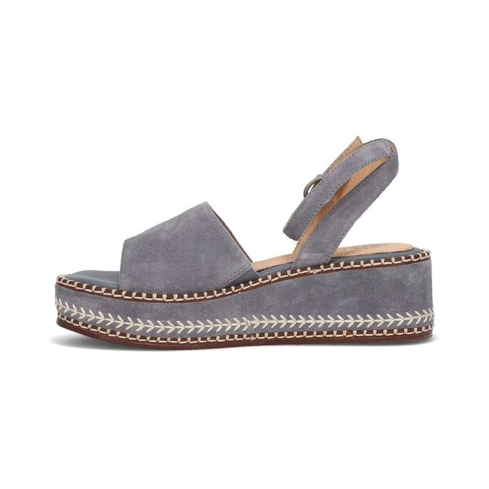 Frye Joy Ankle Strap Leather Wedge Sandal - Picture 2 of 3